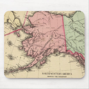 NW America Karta av Mitchell Musmatta