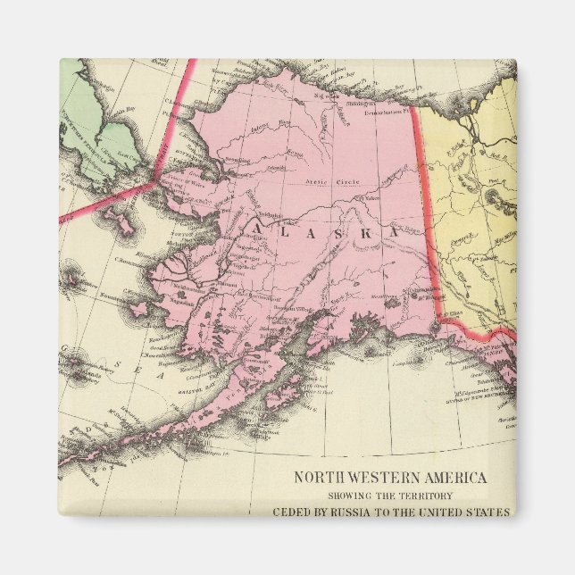 NW Amerika 2 Magnet (Framsidan)