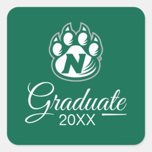 NW Missouri State Student Fyrkantigt Klistermärke