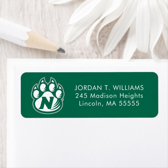 NW Missouri State Student Returadress Etikett (Insitu)