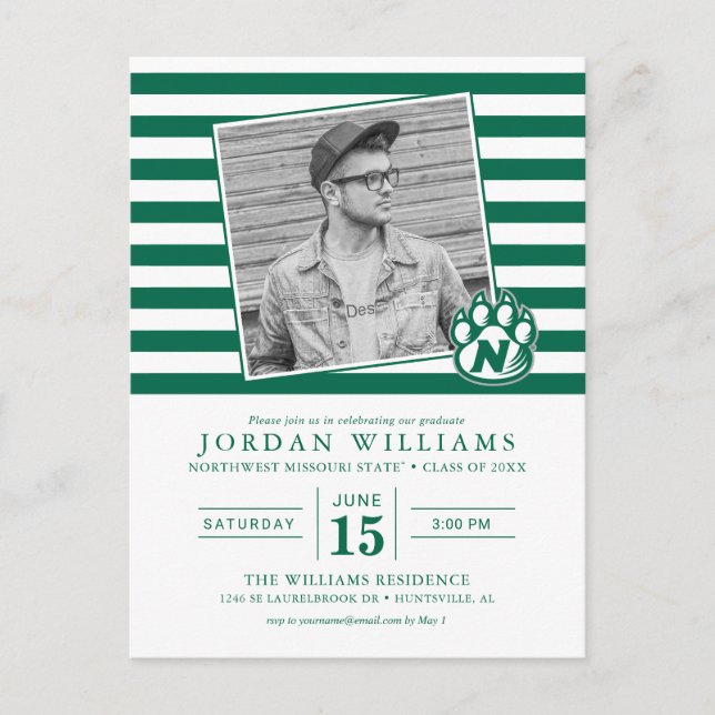 NW Missouri, Student Meddelande Vykort (Framsida)