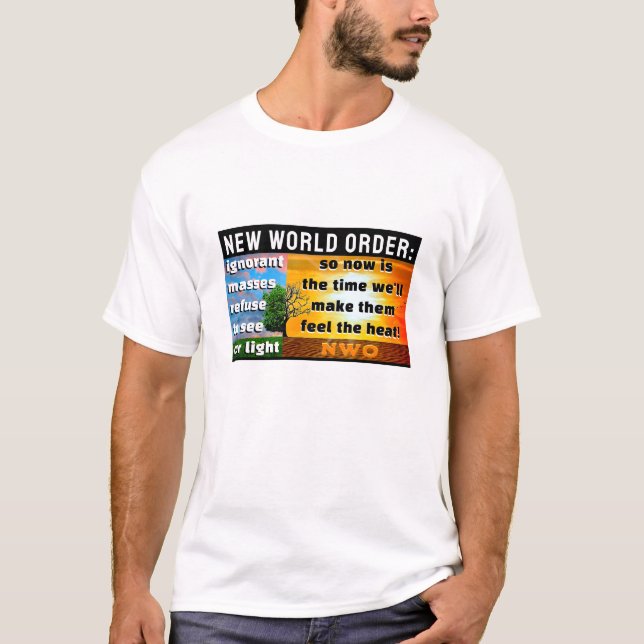 NWO Crisis Control (light) T-Shirt (Framsida)
