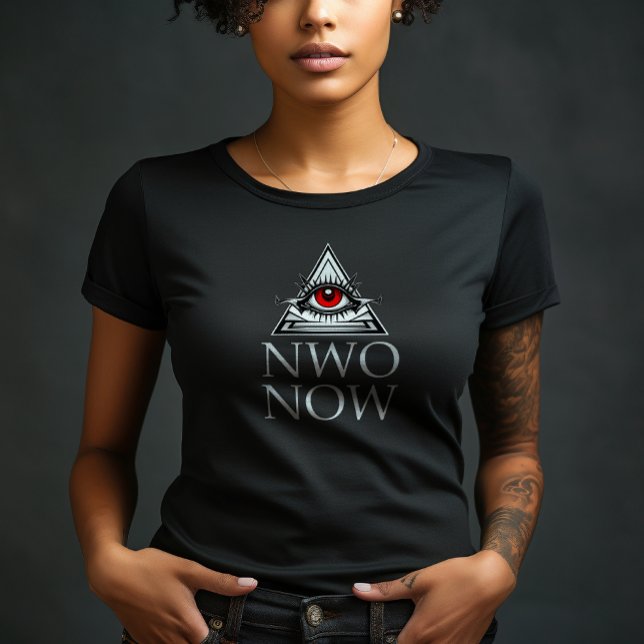 NWONOW Logotyp Black T-Shirt (Skapare uppladdad)