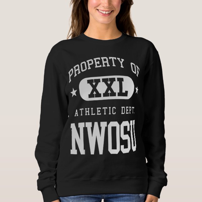 NWOSU XXL Athletic School Egendom T Shirt (Framsida)