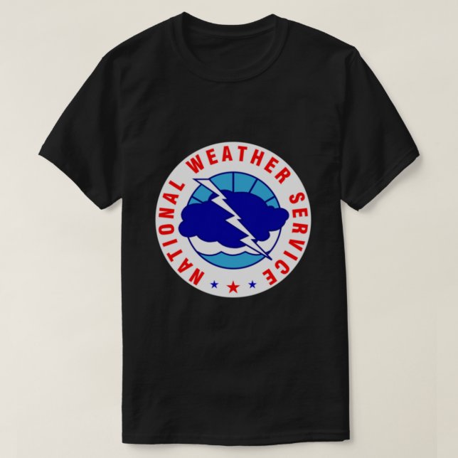 NWS National Weather Service Logotyp Classic T-Shi T Shirt (Design framsida)