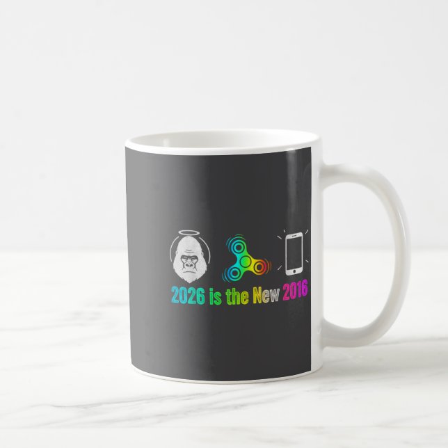 Ny 2016 Internet Meme Nostalgi Vibe Kaffemugg (Höger)