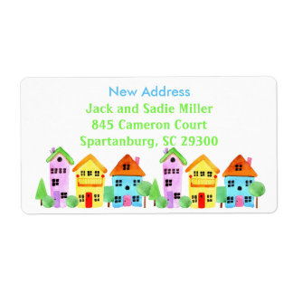 Ny adress Flytta i grannskapet för uppvärmning av  Fraktsedel