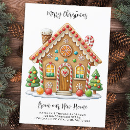 Ny adress Flytta i julhuset Meddelande