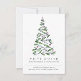 Ny adress Flytta Meddelande om jul