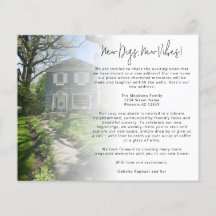 Ny adress för pappra 2-Anpassningsbars foton hemma