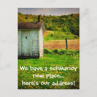 Ny adress Funny Vi Flyttat Meddelande Vykort
