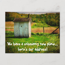 Ny adress Funny Vi Flyttat Meddelande Vykort