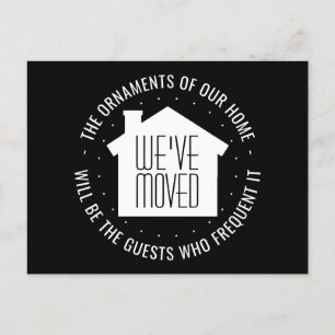 Ny adress inflyttnings- inbjudan för vi har