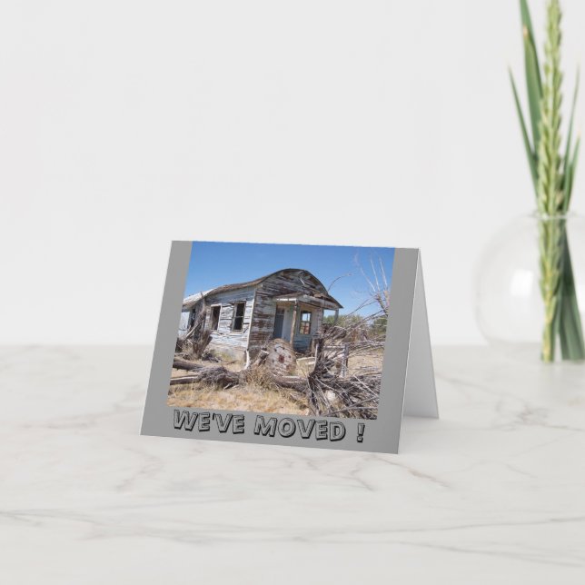 Ny adress vi har flyttat meddelande (Framsida)