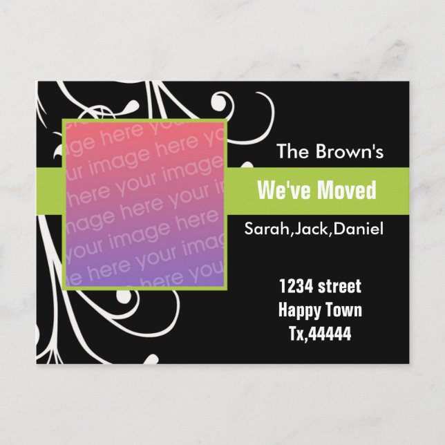 Ny adress vykort (Framsida)