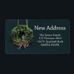 Ny adress x-mas-Helgdag Fraktsedel<br><div class="desc">Efter allt arbete och stressa, säg att du har ett ny adress! Det finns inget bättre (och enklare!) sätt att sprida nyheterna än att lägga till den här etiketten till julposten. Det finns många olika kort tillgängliga, så plocka den utformning och formulering du vill ha. Bläddra i butiken eller sök...</div>