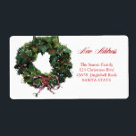 Ny adress x-mas-Helgdag Fraktsedel<br><div class="desc">Efter allt arbete och stressa, säg att du har ett ny adress! Det finns inget bättre (och enklare!) sätt att sprida nyheterna än att lägga till den här etiketten till julposten. Det finns många olika kort tillgängliga, så plocka den utformning och formulering du vill ha. Bläddra i butiken eller sök...</div>