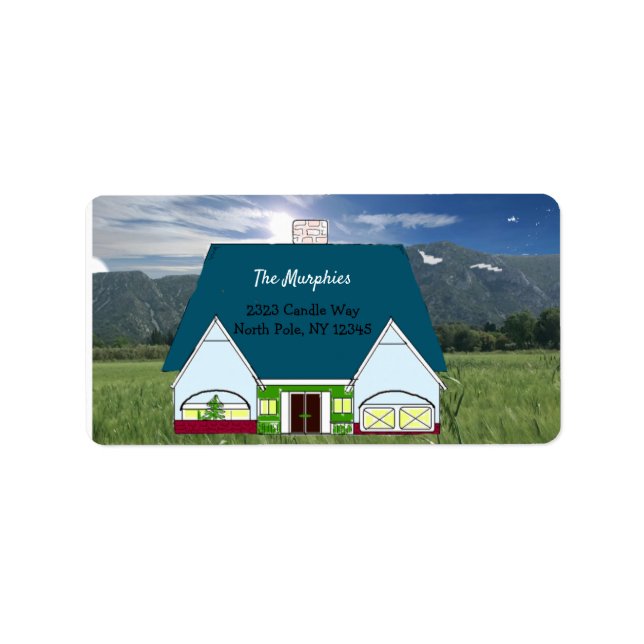 Ny adressetikett för Homestead (Framsidan)