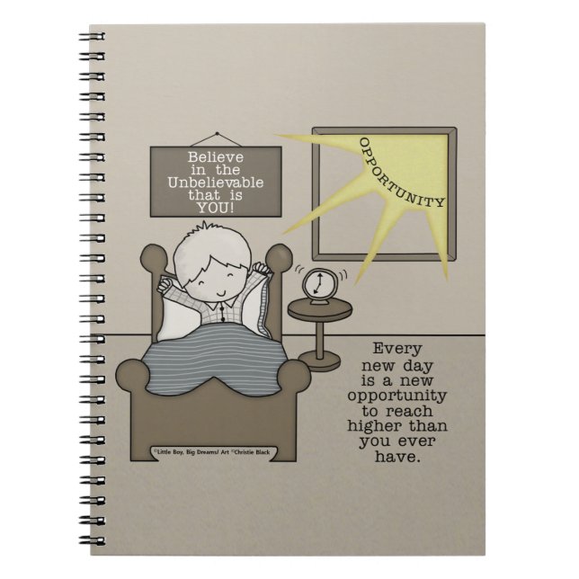 Ny affärsmöjlighet anteckningsbok med spiral (Framsidan)