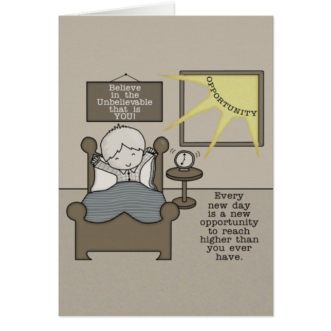 Ny affärsmöjlighet hälsningskort (Framsidan)