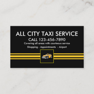 Ny affärsprofil för Taxi-tjänster Tidsbeställning Kort
