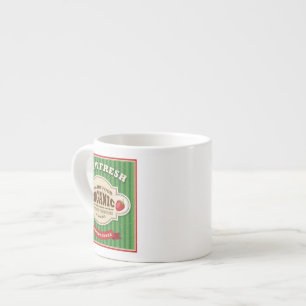 Ny affischdesign för Retro lantgård Espressomugg