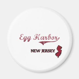 Ny ägghamn - jerseystadsklassiker magnet