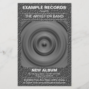 Ny albumstart - Strange Stone Struktur Flygblad