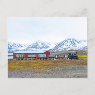 Ny-Alesund-lok, Svalbard, Norge Vykort
