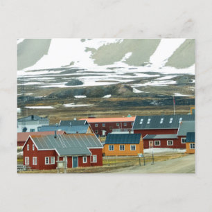 Ny-Alesund, Svalbard, Norge Vykort