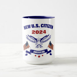 Ny amerikansk medborgare 2024-mugg mugg