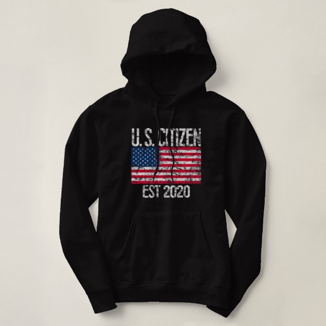 Ny amerikansk medborgare Est 2020 Amerikansk invan T Shirt (Design framsida)