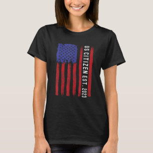 Ny amerikansk medborgare Est 2023 Amerikansk invan T Shirt