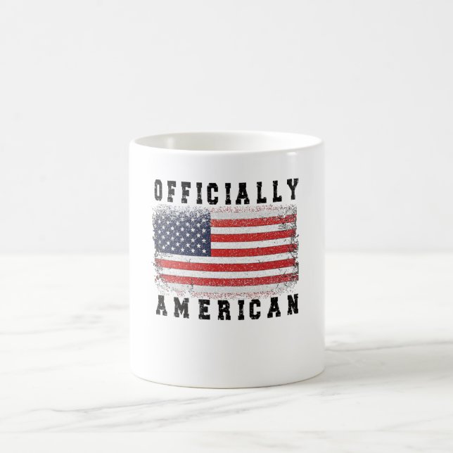 Ny amerikansk medborgare Gift stolt American Citiz Kaffemugg (Center)