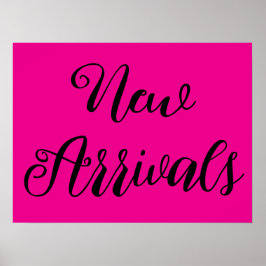 Ny ankomstsignal, Butikssignal, Boutique Poster