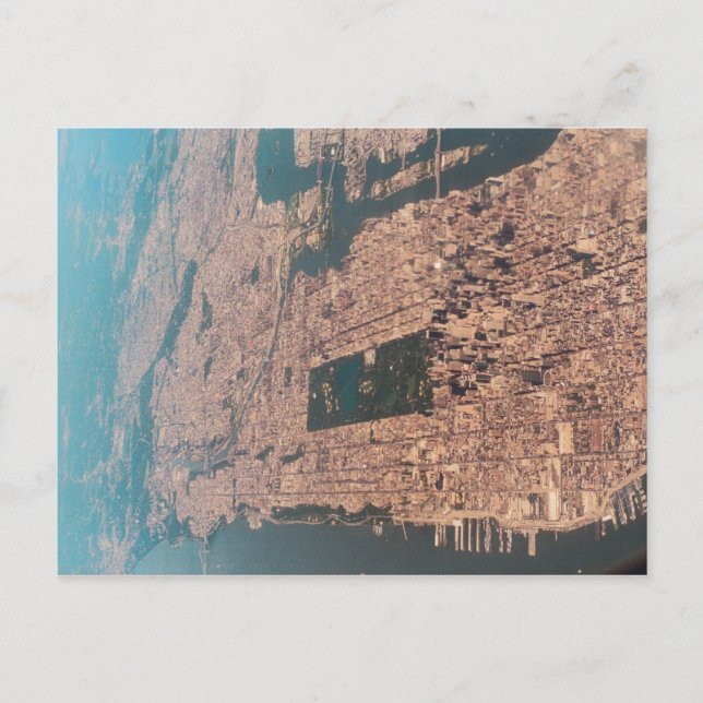 ny arbetsort från hög upp vykort (Framsida)