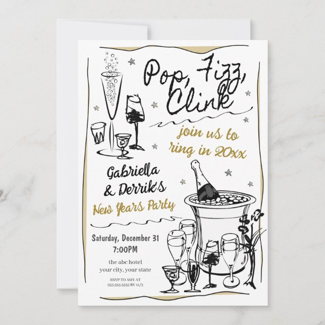 Ny Årets gruppinbjudan Inbjudningar (Framsida)