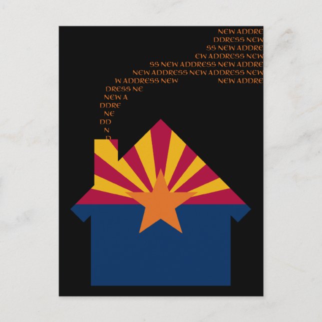 ny arizona adress meddelande vykort (Framsida)