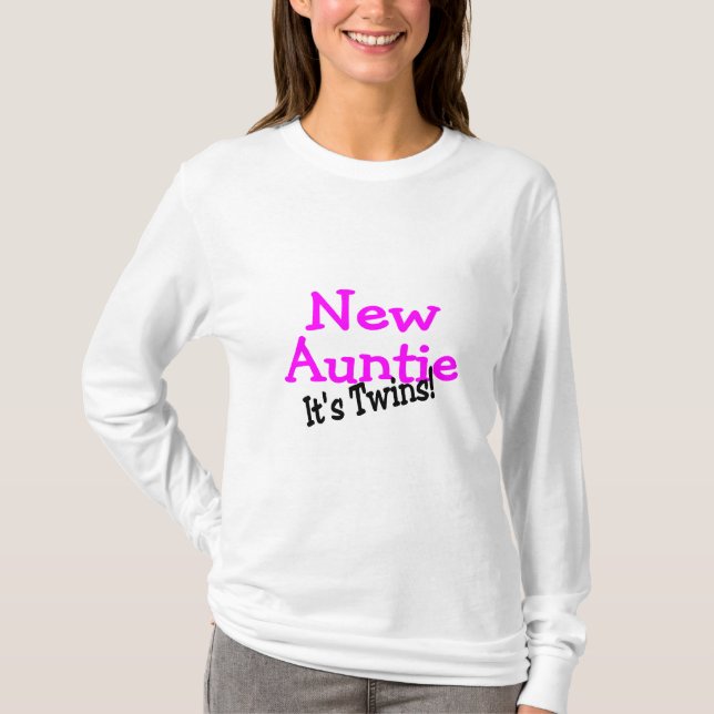 Ny Auntie Dess Koppla samman Tee Shirt (Framsida)