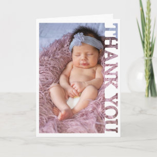 Ny Baby baby shower Fotoram Tack Kort