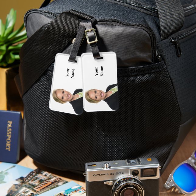 NY! Bagagetag - Dubbla-sidig Bagagebricka (Fram & Baksida)