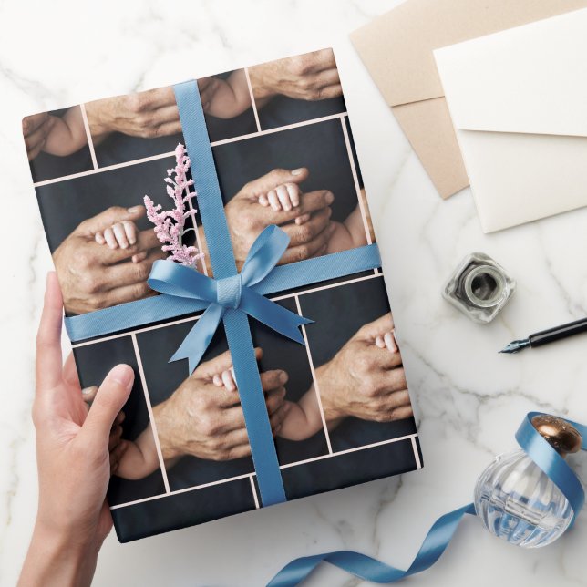 Ny bebis' Hand i mannens hand Presentpapper (Gifting)