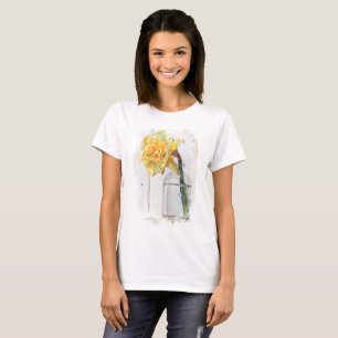 Ny bedårande påsklilja - balansera T-tröja, vit Tee Shirt
