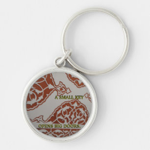 Ny bil, Keychain gåva. Para med "sultan'sen häng Rund Silverfärgad Nyckelring