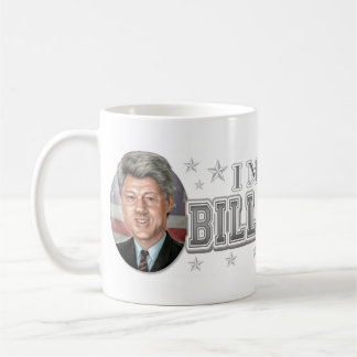 Ny Bill Clinton Caricature Porträtt Kaffemugg