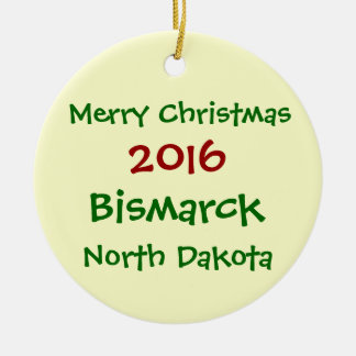 NY BISMARCK NORTH DAKOTA JULPRYDNAD 2016 JULGRANSPRYDNAD KERAMIK