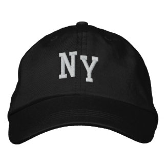 NY Black Manar Cap Broderad Keps