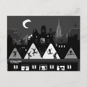 NY Boogy Nights Vykort