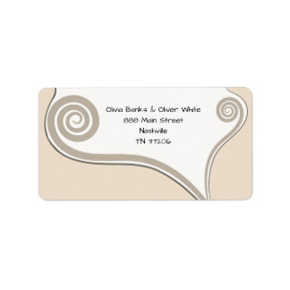 Ny början - stilfull vår bröllop adressetikett