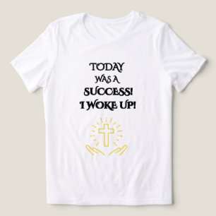 NY BÖRJAN VIT INSPIRERANDE GRAFISK DAMKLÄDER T SHIRT